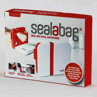 Sealabag 塑膠袋封口器組 - 紅 (內含膠帶x2)
