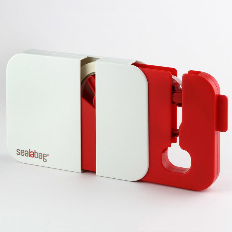 Sealabag 塑膠袋封口器 - 紅 (內含膠帶x4）