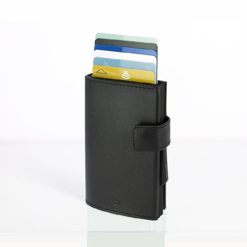 Cascade Wallet SNAP RFID 安全防盜環扣真皮三摺錢包－11色任選