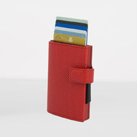 Cascade Wallet SNAP RFID 安全防盜環扣真皮三摺錢包－11色任選