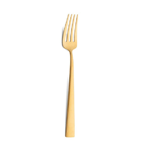 DUNA系列-霧金不銹鋼-21.5cm主餐叉