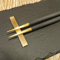 GOA系列-黑金霧面不銹鋼-主餐刀叉匙筷-4件組