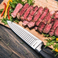 Groovetech® Good Grips 小資入門款全能組五件套 3" Paring Knife 水果刀 (8cm)／ 5" Utility Knife 萬用刀 (13cm)／ 6" Santoku Knife  日式刀 (15cm)／ 8" Chef Knife 廚師刀 (20cm)