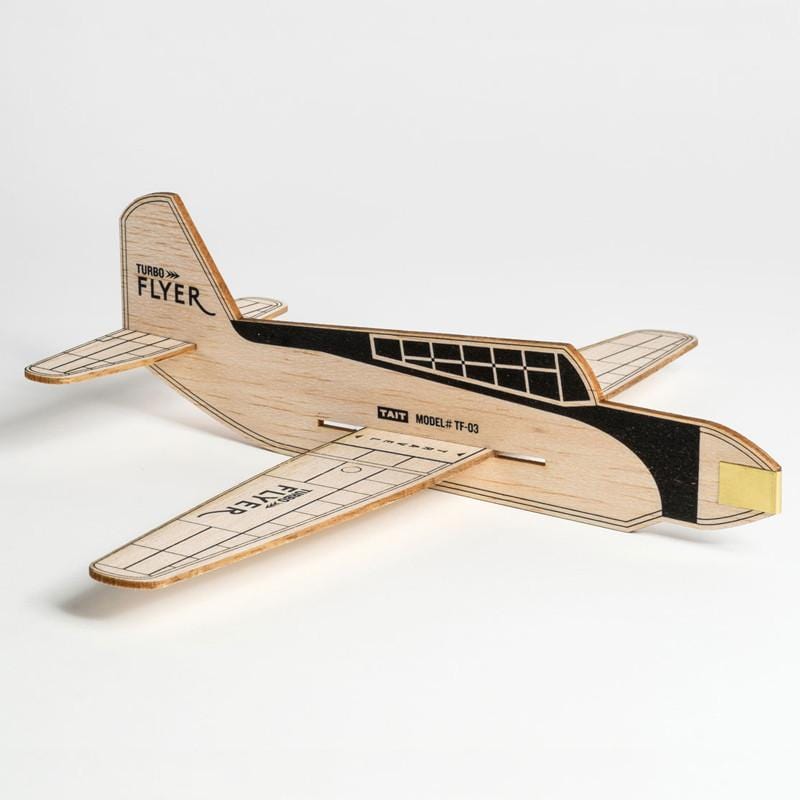 Turbo Flyer 自組模型飛機 - 黑