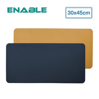 【ENABLE】雙色皮革 大尺寸 辦公桌墊/滑鼠墊/餐墊(30x45cm)