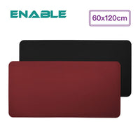 【ENABLE】雙色皮革 大尺寸 辦公桌墊/滑鼠墊/餐墊(60x120cm)