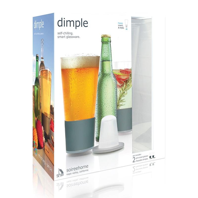 dimple pint 保冷玻璃杯 - 兩入組