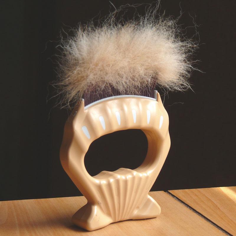 日本製 寵物貝殼梳 E1 軟質彈力梳頭  短毛貓、狗、兔使用