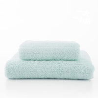 超長棉今治浴巾+毛巾 - 水藍色