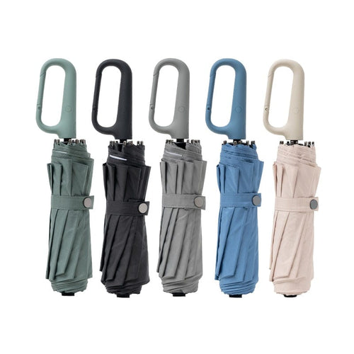 2入組 環扣自動勾勾傘/摺疊傘 MR.Rain