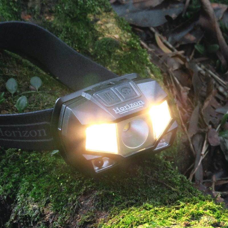 LED自動感應登山頭燈(充電式)