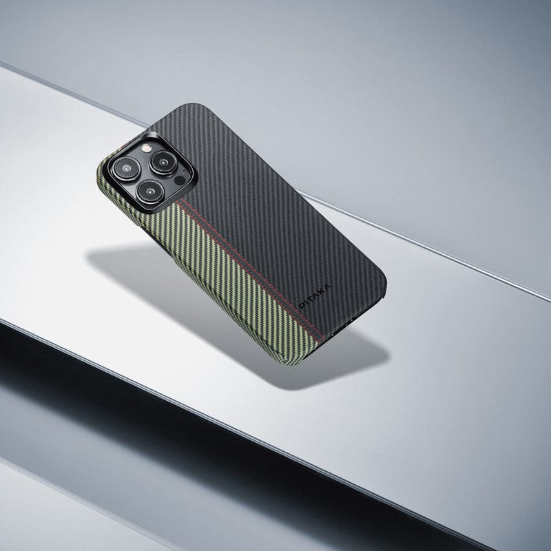 MagEZ iPhone15 Pro/ProMax Case 航太纖維磁吸手機殼半版浮織款(17g 全球最薄 MagSafe)