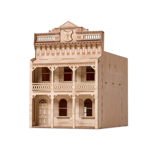 木製精雕澳洲建築模型 - 1890' 里奇蒙露台