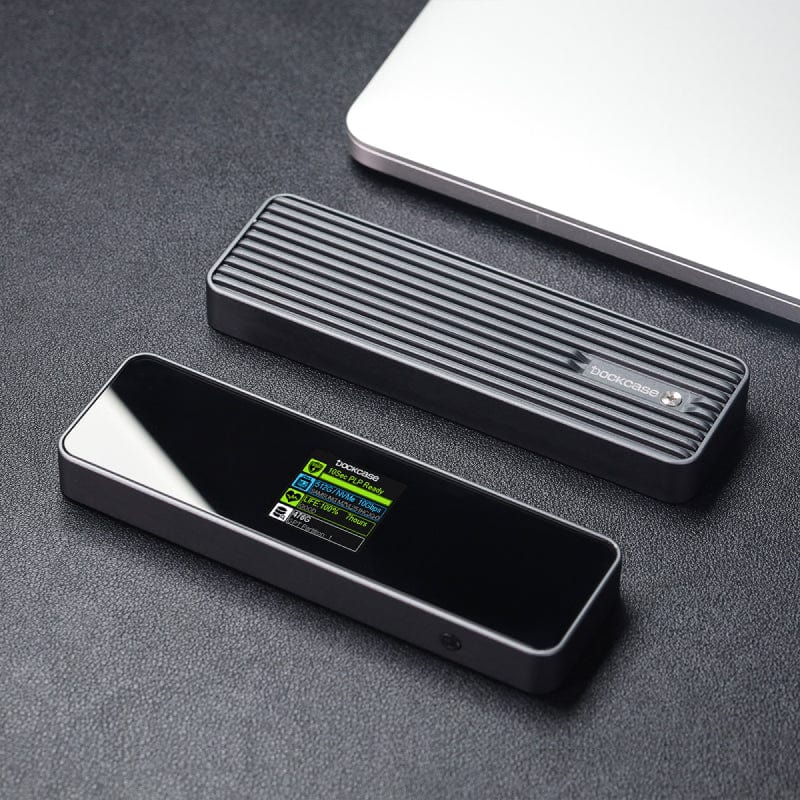 Dockcase 智能 M.2 NVMe SSD 硬碟外接盒 (10秒斷電保護)