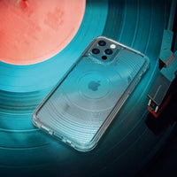 LINKASEAIR iPhone 12 / 12 Pro / 12 Pro Max 浮雕蝕刻技術防摔抗變色抗菌大猩猩玻璃保護殼-圓圈圈