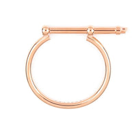 Trapezoidal Cuff 梯形手銬環(鋼製) - 玫瑰金 - S