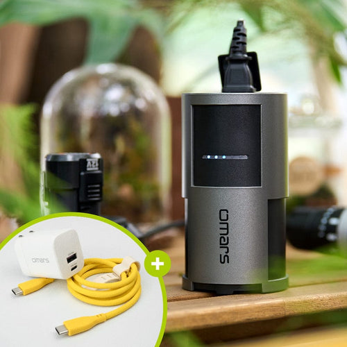 高效快充組｜AC交直流行動電源＋GaN 35W充電器＋Type-C炫彩快充線