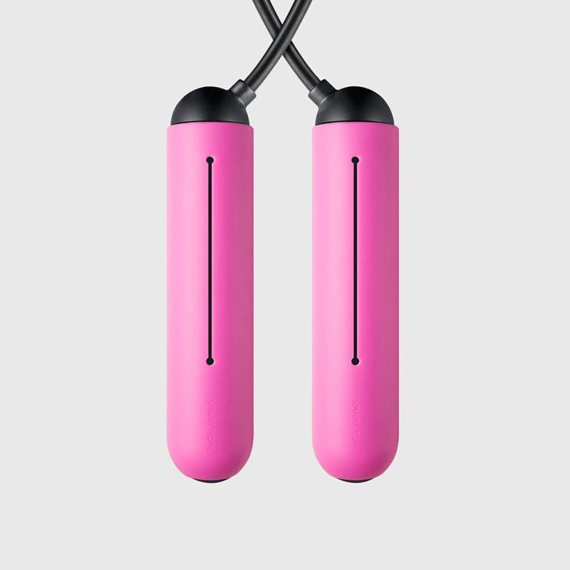 智能跳繩螢光護套組-粉紅