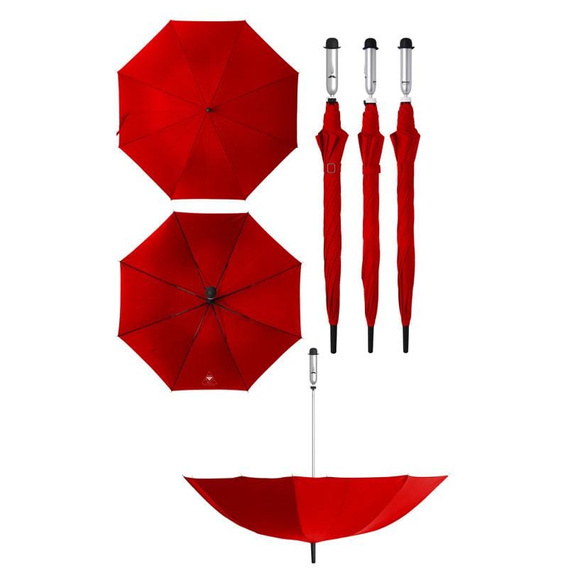 智能雨傘-玫瑰紅