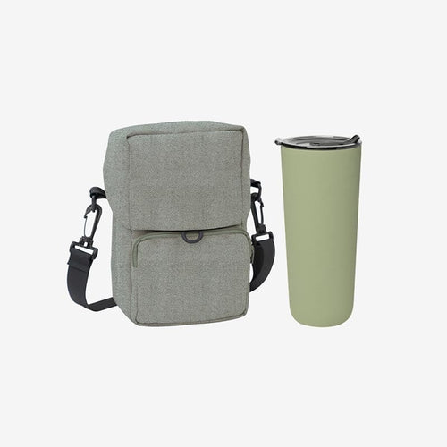 HIDING iN 飲料杯(冬茶綠)-杯包組合
