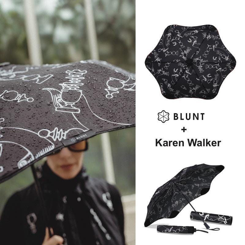 Karen Walker  'Grandmaster'【限量款-復古西洋棋】  XS_METRO時尚折傘