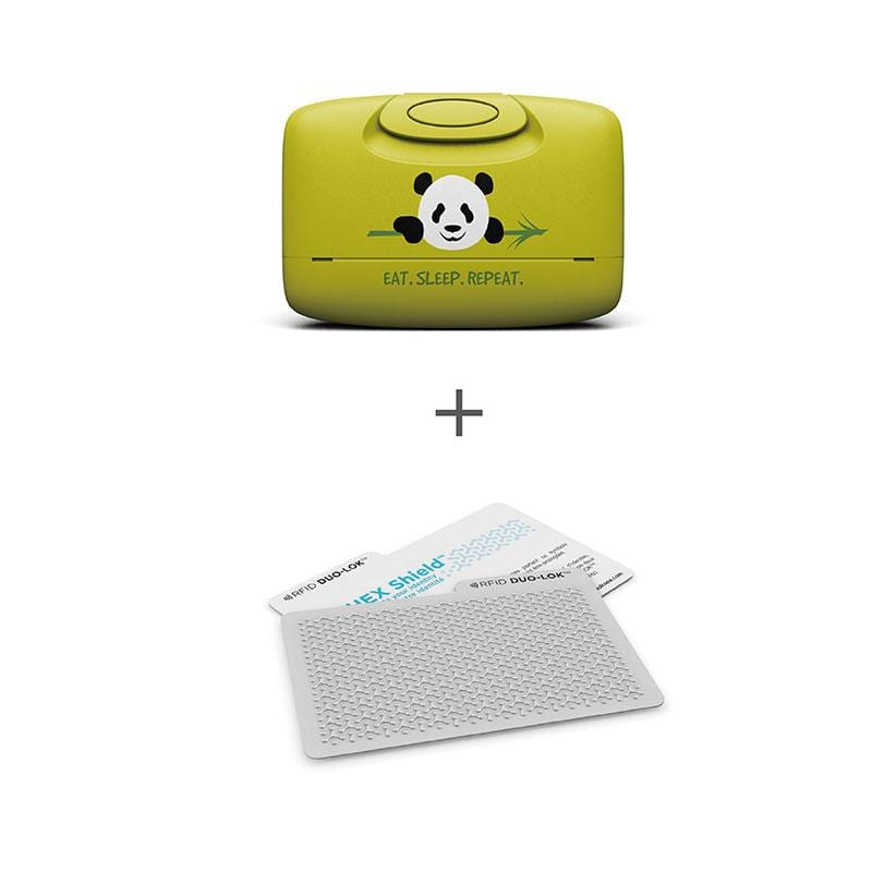 萬用隨身夾 (特別款) - 熊貓+Duo-Lok RFID 防盜錄卡