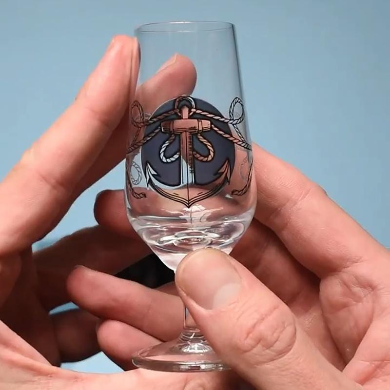 傳承時光系列- 錨與貝殼烈酒對杯組 / 59 ml