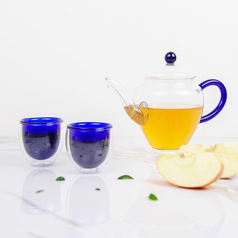 花賞茶具組-寶藍