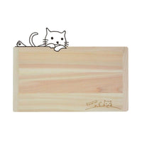 貓咪檜木砧板(大)