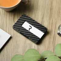 REQFUL二代防刮耐磨卡夾錢包 - 碳纖維