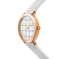 Whitehaven Grid 白色天堂格紋款手錶 43MM