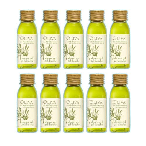 Oliva地中海橄欖系列 30ml 10入組-沐浴露/洗髮精/潤髮乳/潤膚乳