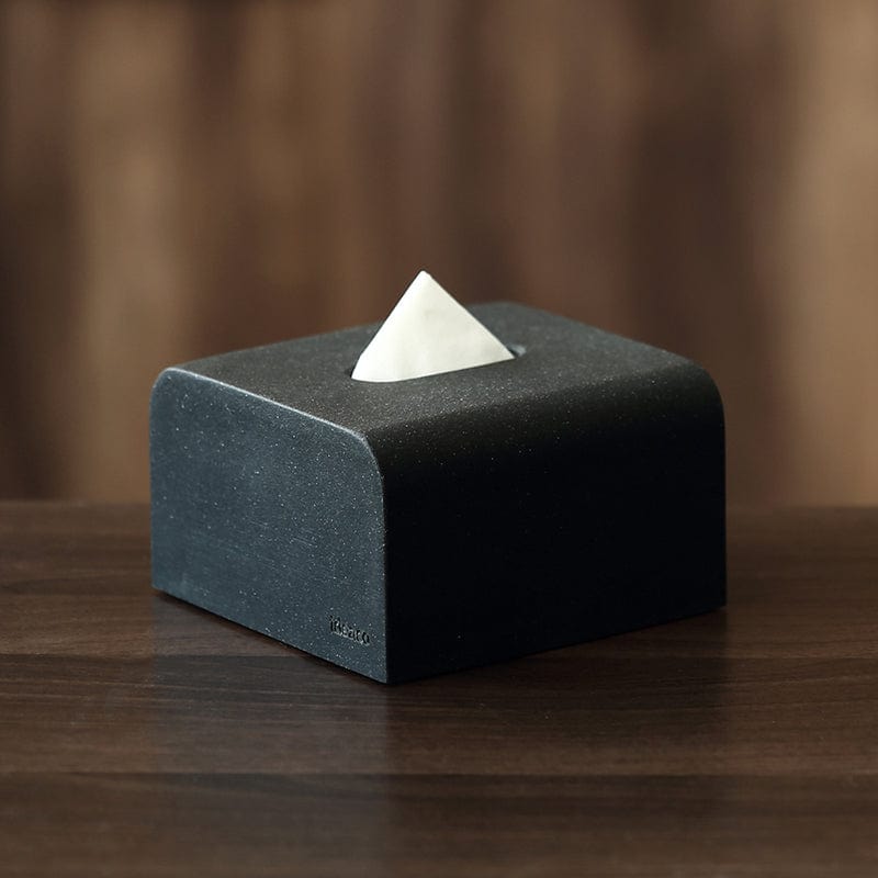 方形圓角磚磨砂面紙盒-多色可選