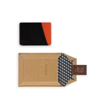 Micro Slim Card Wallet極簡超薄卡夾-Black黑橘