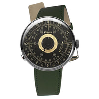 【買錶送原廠手環，款式隨機，送完為止!】KLOK-08-D3 黑軸+單圈皮革錶帶