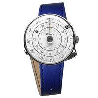 【買錶送文青提袋，送完為止!】KLOK-01-D2 灰色錶頭＋單圈皮革錶帶