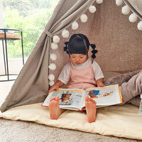 【KIDMORY】印地安遊戲帳篷+簡約純棉萬用睡墊-4款可選(KM-562+KM-562A)
