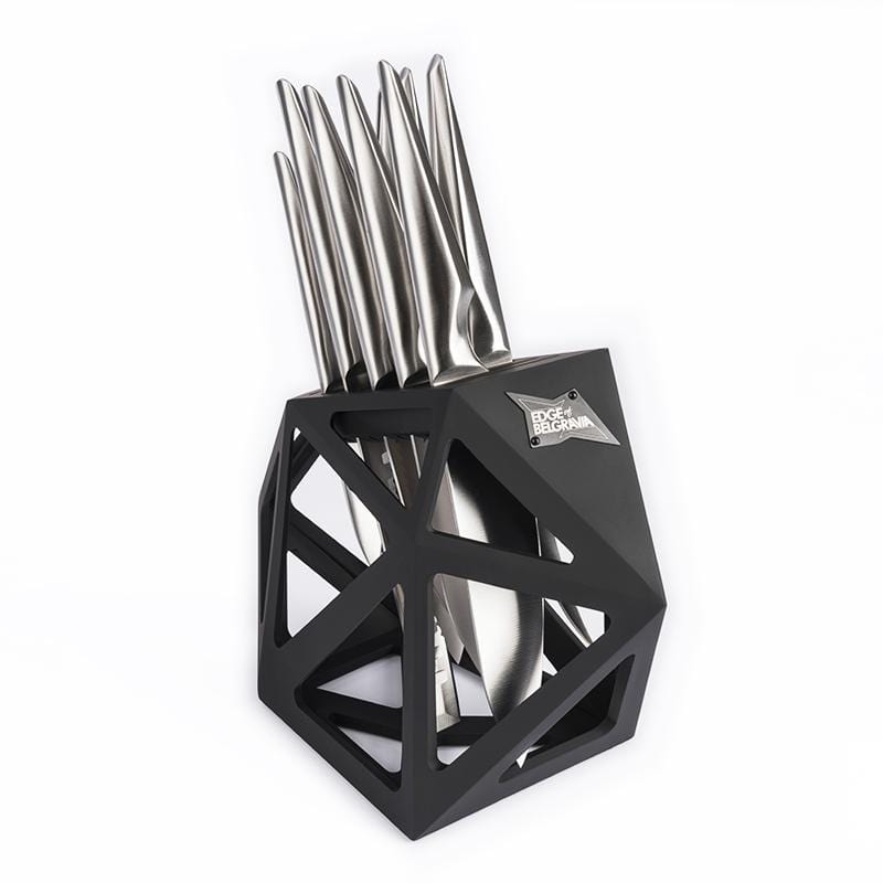 刀具刀架組 - Arondight超值7件組+極品黑鑽廚刀架