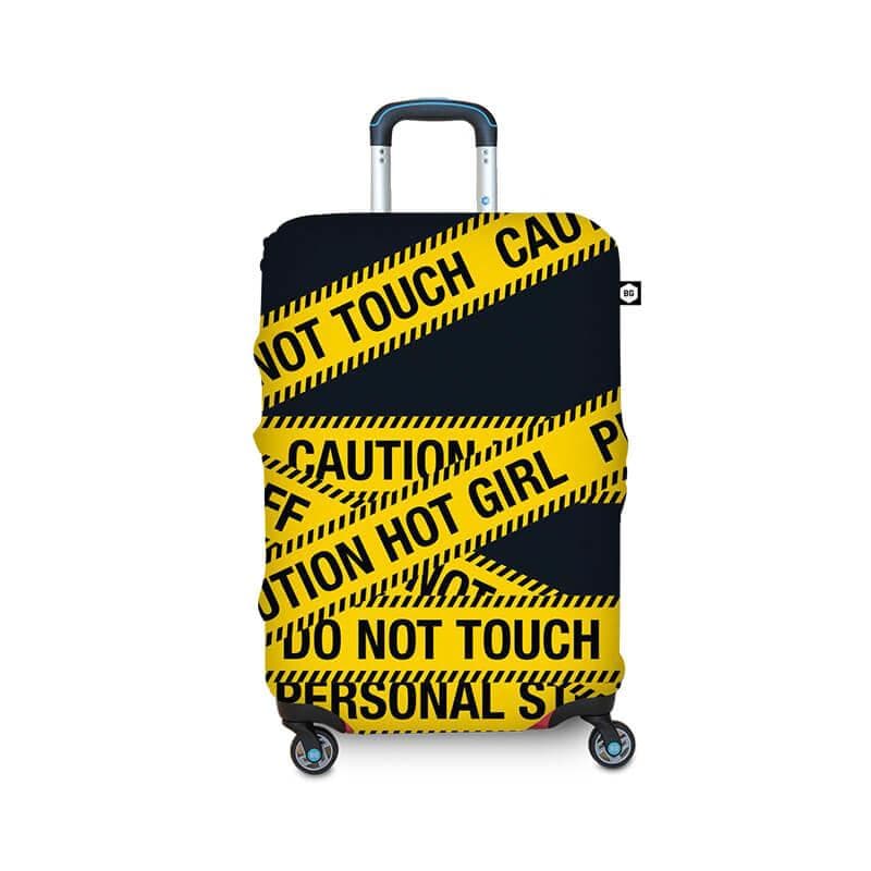 行李箱套 - 黃色警示 L