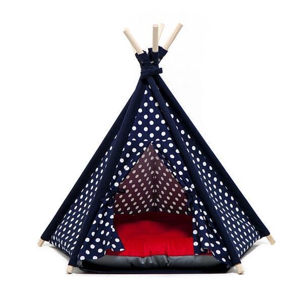 毛寶貝的新窩：迷你印地安帳篷Medium Teepee Tent - 點點(中)