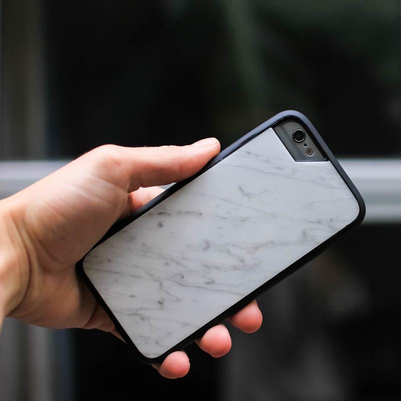 超防摔 iPhone 保護殼- 白色大理石