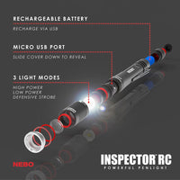 Inspector高亮度防水筆型手電筒-彈性供電-盒裝(NE6810TB)