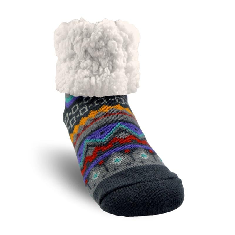柔軟 止滑 保暖居家毛襪 – 北歐灰