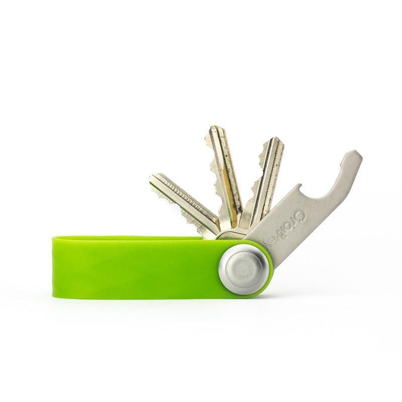 輕量矽膠智慧鑰匙收納環 - 綠