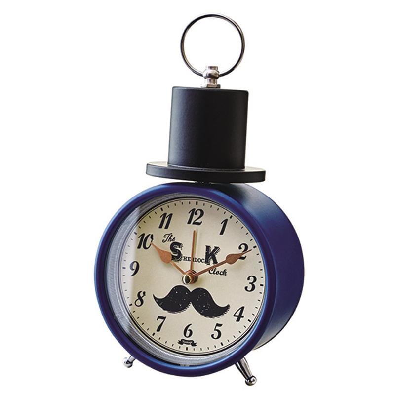 Mustache- 鬍子先生造型鬧鐘(藍)