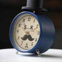 Mustache- 鬍子先生造型鬧鐘(藍)