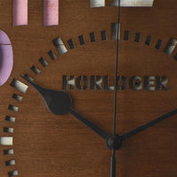 Forli- 色彩層次造型掛鐘(棕)