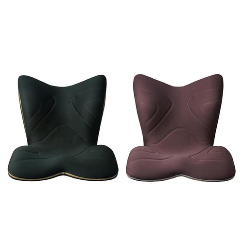 Style PREMIUM 健康護脊椅墊 舒適豪華款 靜夜黑/神秘棕 (護脊坐墊/美姿調整椅)