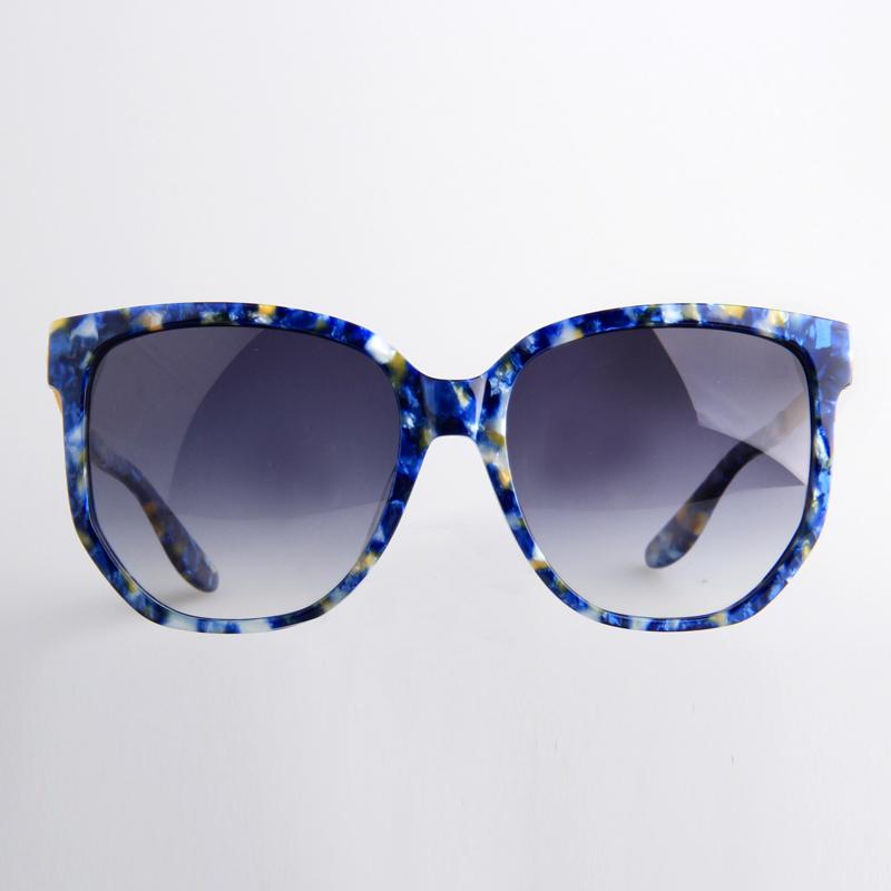 異材質複合款(藍玳瑁)太陽眼鏡