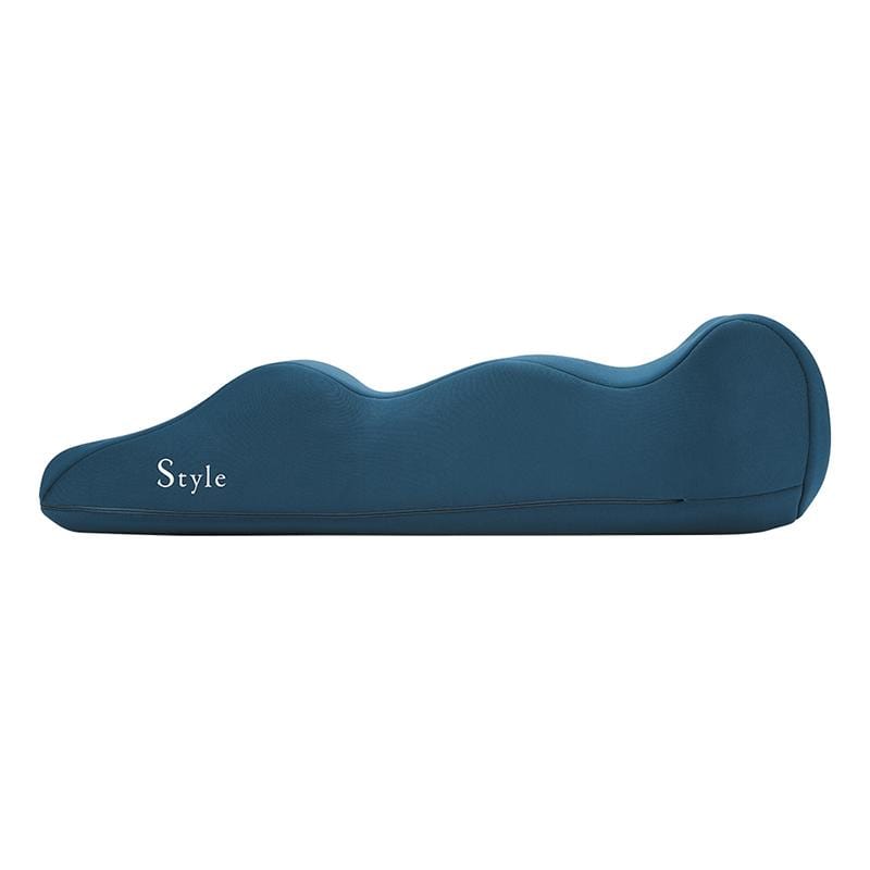Style SMART 美姿調整椅-輕奢款(藍) + Recovery Pole 3D身形舒展棒 + 環保運動瑜珈墊